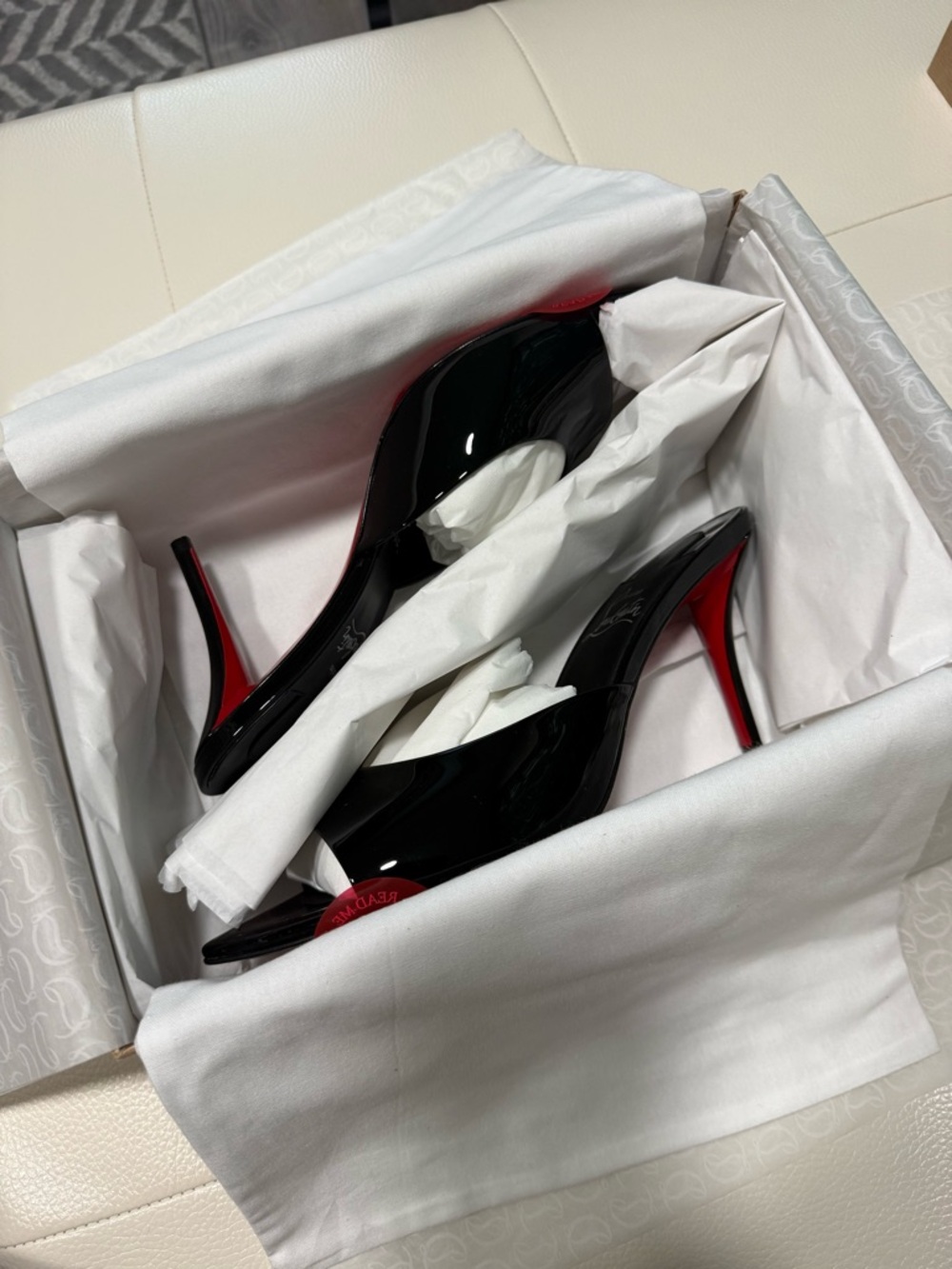 Miss Z 80mm hell size 38 Christian Louboutins never worn brand new